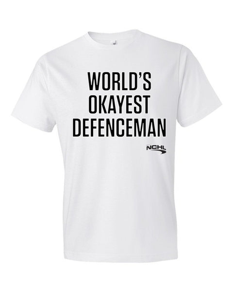 World's Okayest Defenceman t-shirt