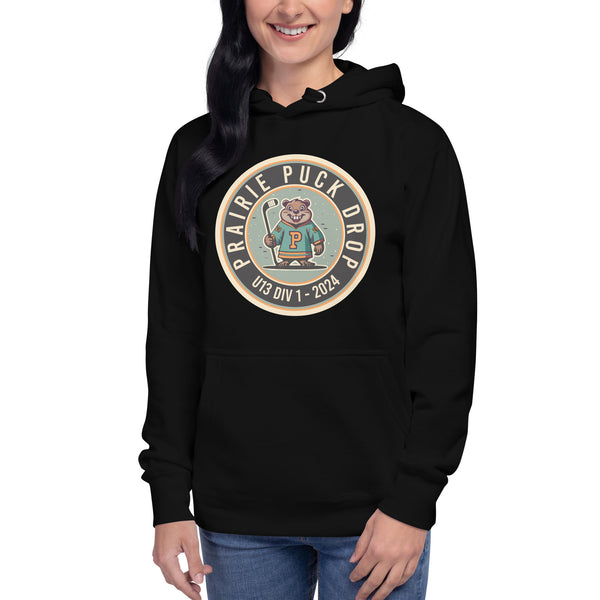 Prairie Puck Drop Adult Circle Hoodie