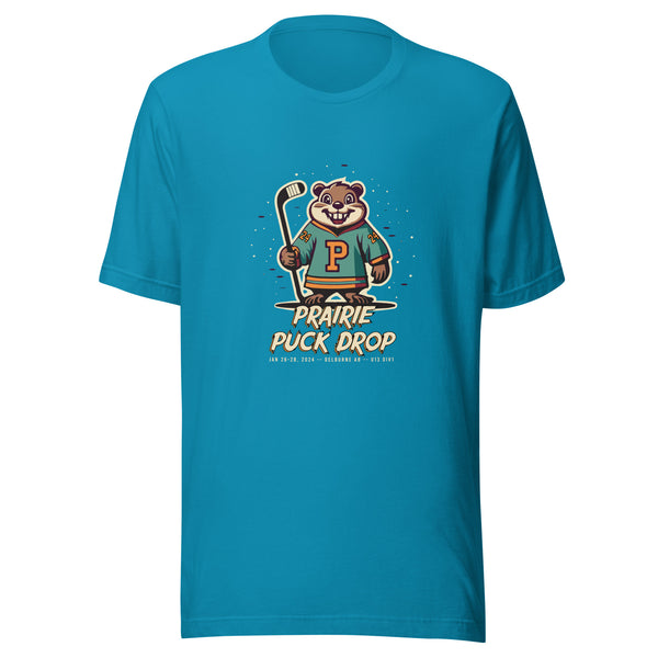 Prairie Puck Drop Adult t-shirt