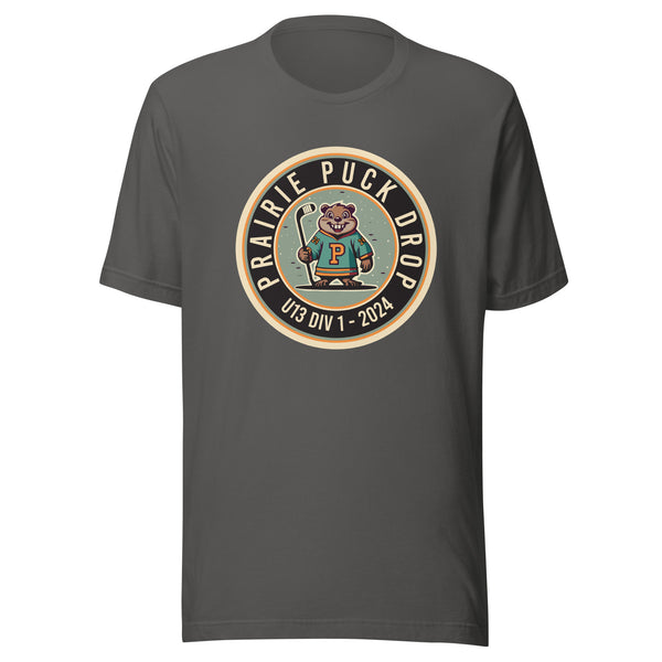 Prairie Puck Drop Adult t-shirt