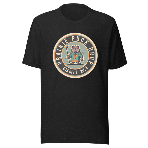Prairie Puck Drop Adult t-shirt