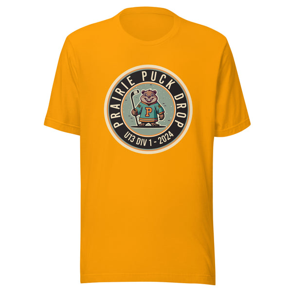 Prairie Puck Drop Adult t-shirt