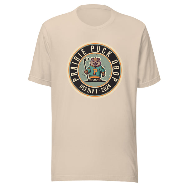 Prairie Puck Drop Adult t-shirt