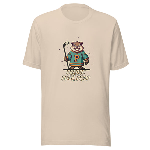 Prairie Puck Drop Adult t-shirt