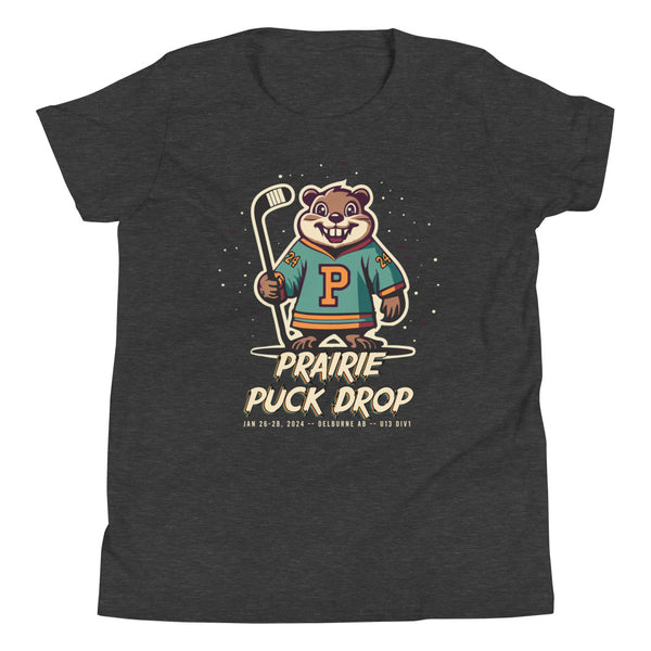 Prairie Puck Drop Youth T-Shirt