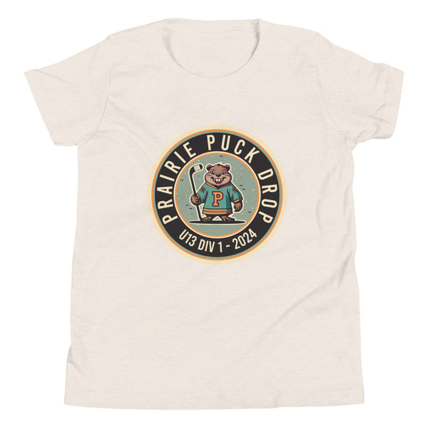 Prairie Puck Drop Youth Circle T-Shirt
