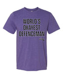 World's Okayest Defenceman t-shirt