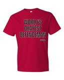 World's Okayest Defenceman t-shirt